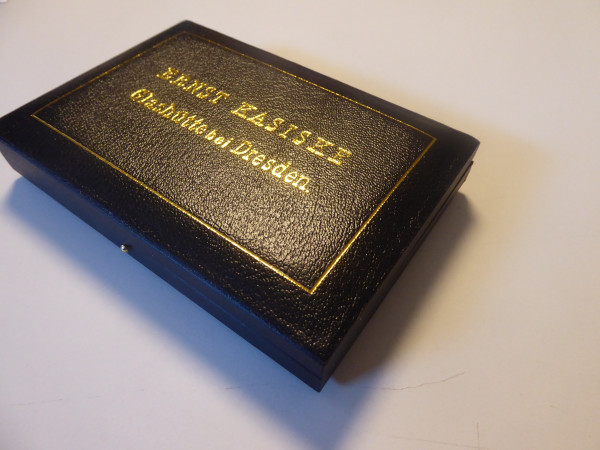 späteres Ernst Kasiske Glashütte Taschenuhren Etui bis 52 mm